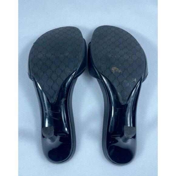 Gianni Bini Black Heeled Mules - Picture 6 of 7